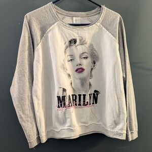 Marilyn Monroe Graphic Sweatshirt Women's Size XXL